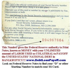 SS-5 Social Security Debt Insurance Prepaid Your Debts